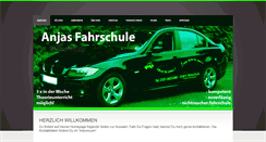 Desktop Screenshot of anjas-fahrschule.de